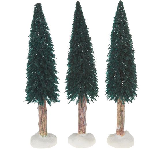 Sapins miniatures VBS « Abies », 3 pc.