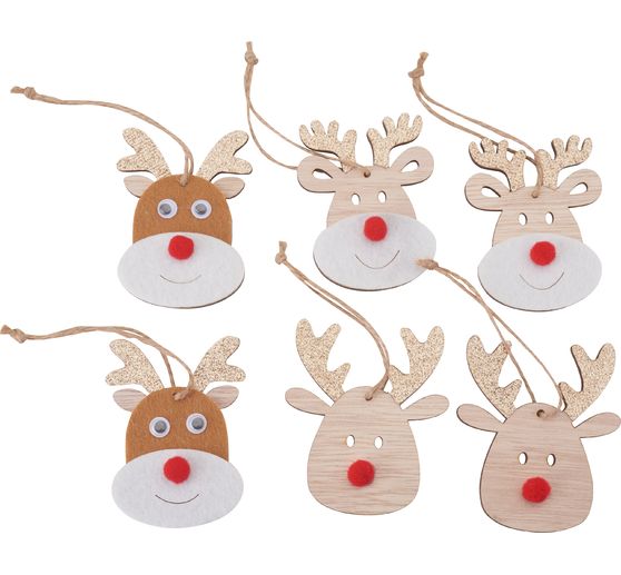 VBS Decoration pendant reindeer head "Stanley"
