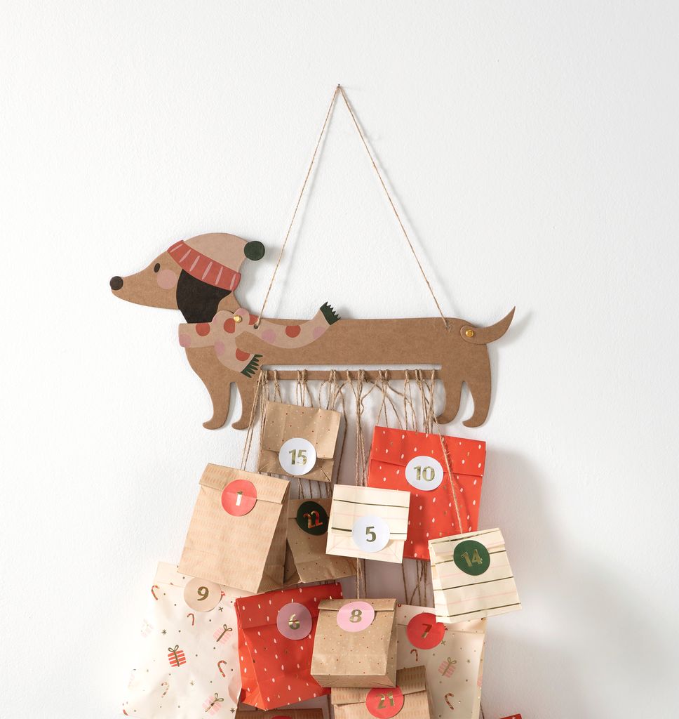 Advent calendar set "Christmas dachshund" - VBS Hobby