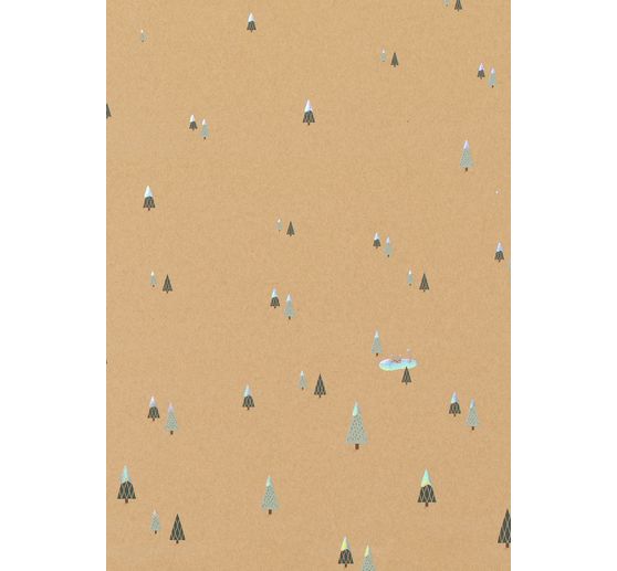 Bloc de papier à motifs « Papier kraft Christmas »