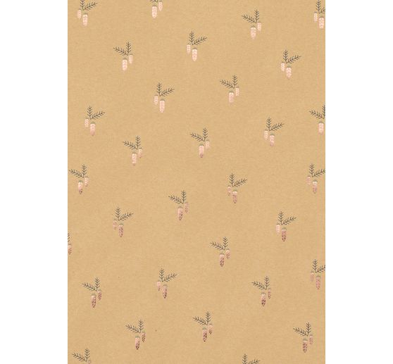 Bloc de papier à motifs « Papier kraft Christmas »