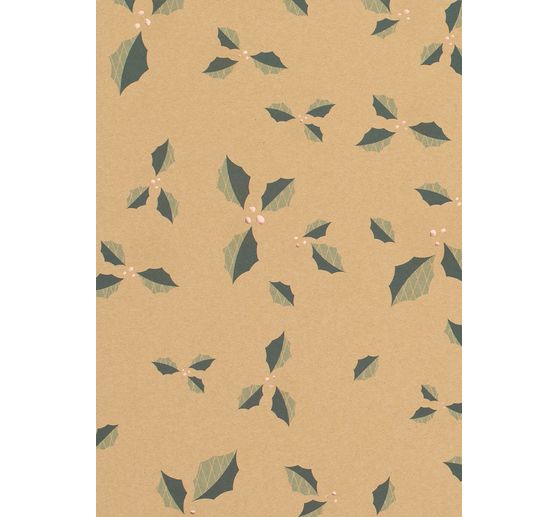 Bloc de papier à motifs « Papier kraft Christmas »