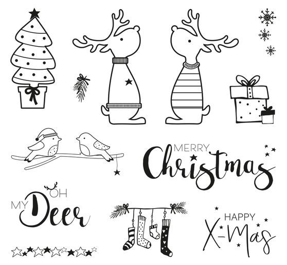 Clear Stamps "Reindeer friends"