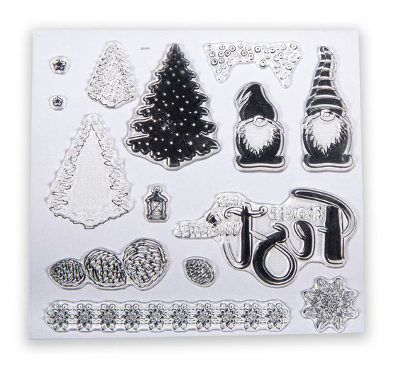 Tampons Clear Stamps « Noël des lutins »