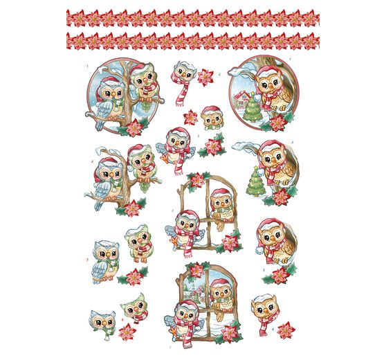 3D-Stanzbogenbuch "Christmas Feelings"