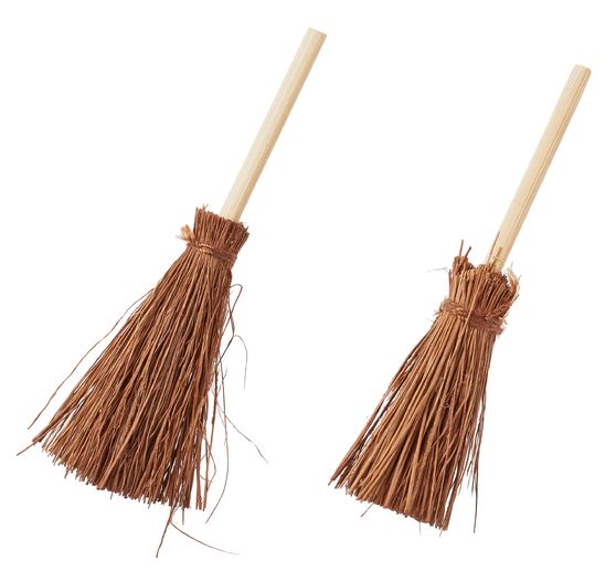 Miniature broom, 2 piece