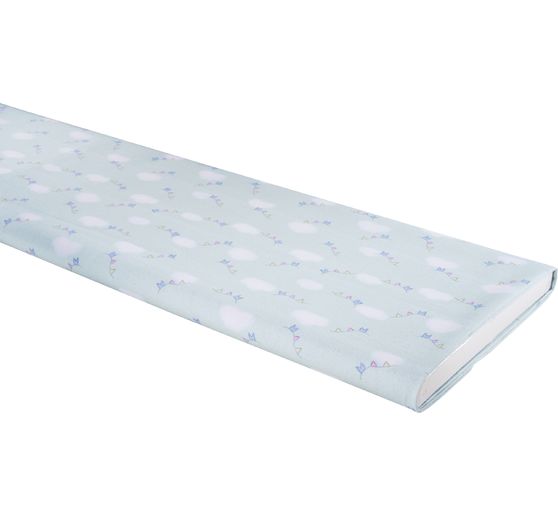 Cotton fabric "Flags and clouds"
