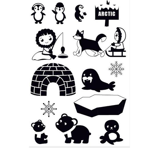 VBS Silicone stamp "Polar world"