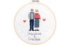 Kit de broderie Rico Design « Figurico Grandma & Grandpa »