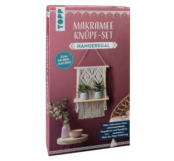 Set de tissage macramé « Étagère suspendue »