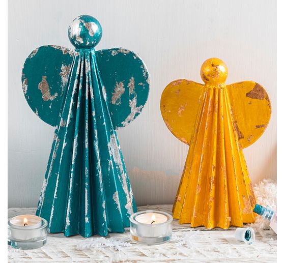 Ange de Noël, papier mâché
