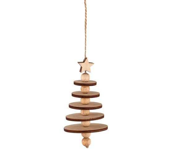 Bastelset Holz Baum-Anhänger