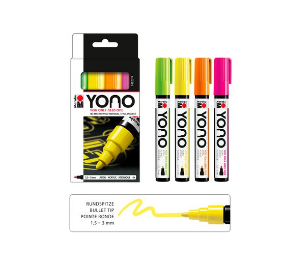Marabu YONO Marker-set "NEON"