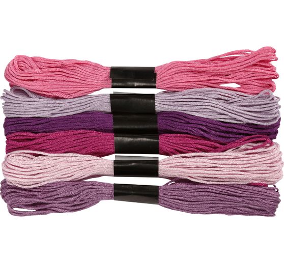 Embroidery thread set "Lilac"