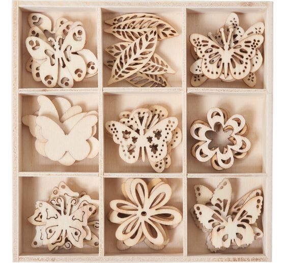 Scatter decoration butterfly mix "Shari", 45 pieces