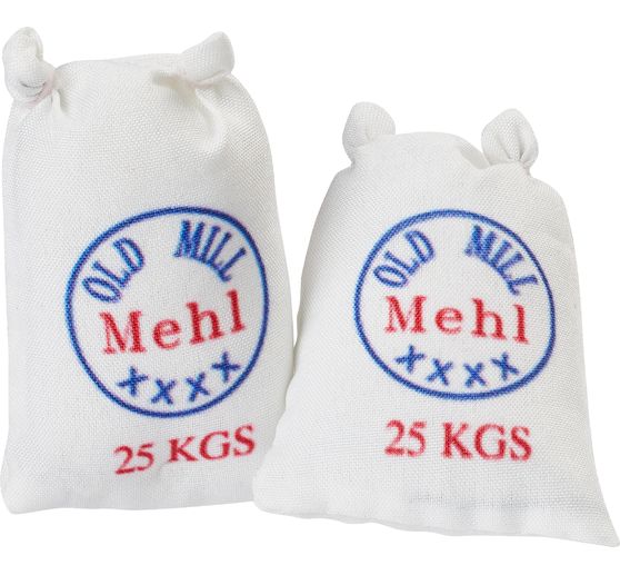 Miniature flour sack