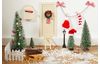 Secret Santa set "Lighted Christmas tree & fir wreath"