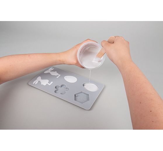Moule en silicone « Amis de Pâques & abeille »