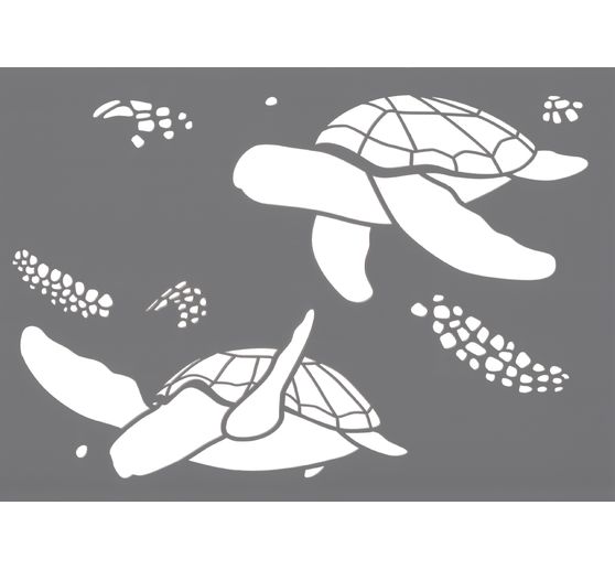 Stencil "Sea turtles"
