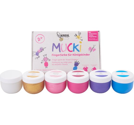 Coffret peinture au doigt MUCKI « Enfants rois »