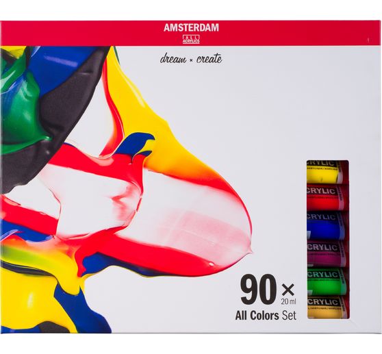 Talens AMSTERDAM Acrylfarben-Set "General Selection 90"
