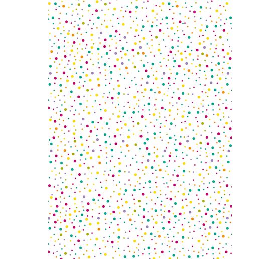 Papier transparent « Pois arc-en-ciel »