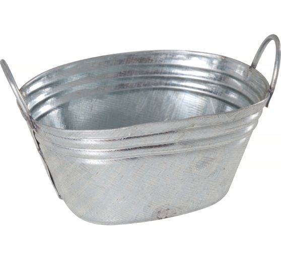 Miniature metal tub