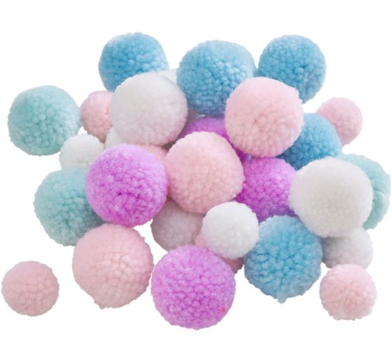 Assortiment de pompons « Pastel »