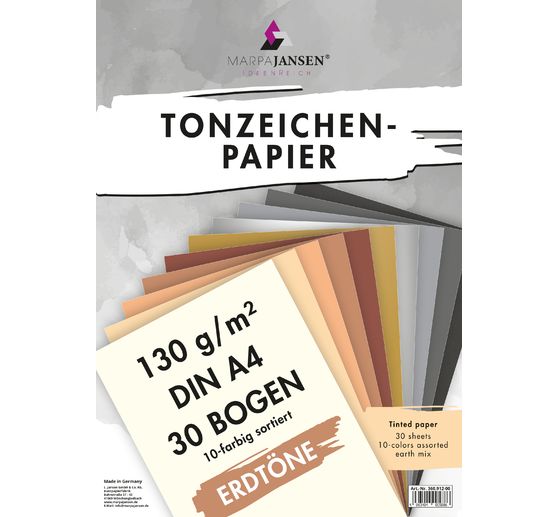 Assortiment de papier teinté « Tons terre »