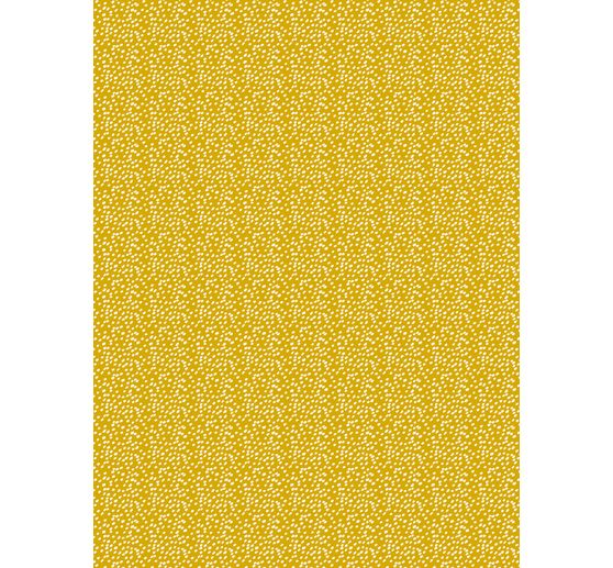 Papier Décopatch « Flying Dots jaune safran »