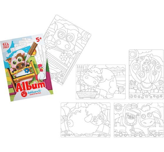 Album Sabbiarelli Sand-it for Fun « Farm animals »