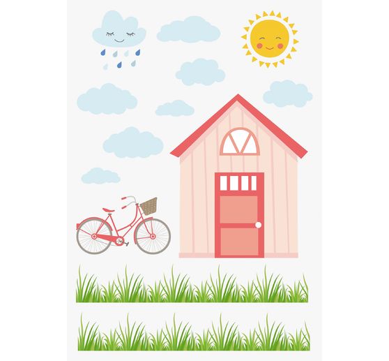 Fenster Sticker "Garten"