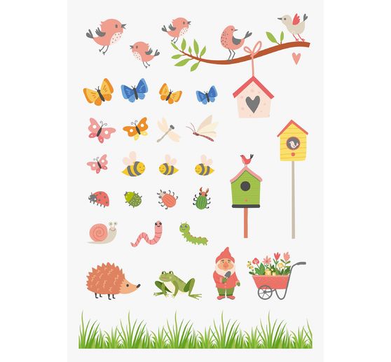 Stickers de fenêtre « Jardin »
