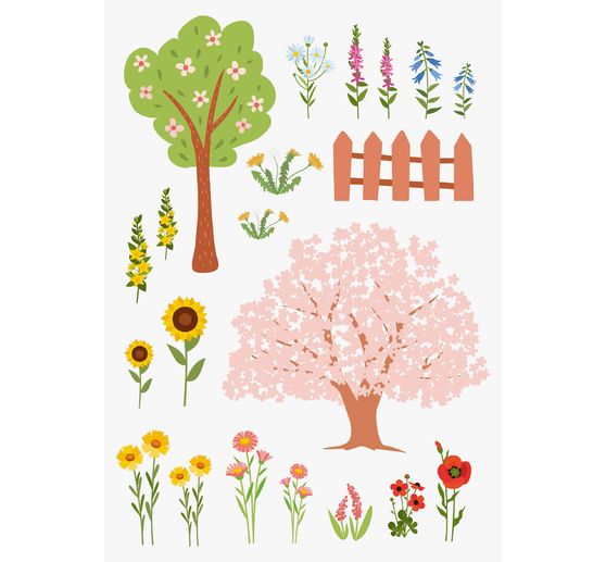 Stickers de fenêtre « Jardin »
