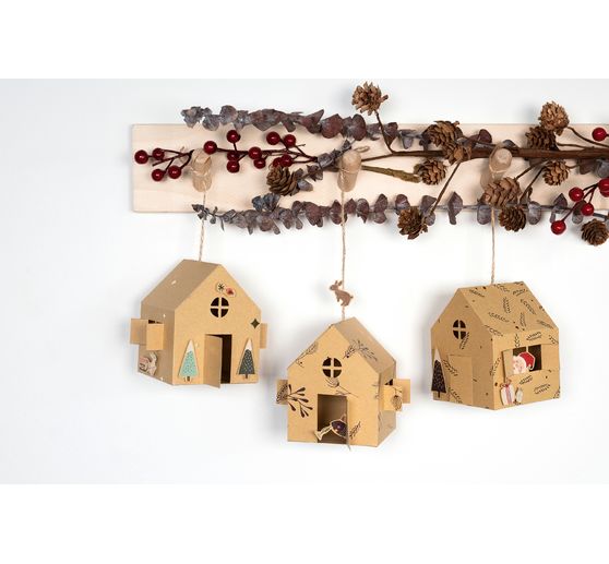 Bloc de papier à motifs « Papier kraft Christmas »