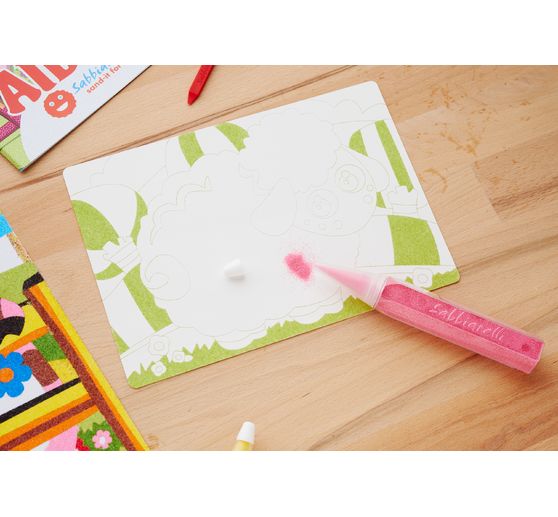 Album Sabbiarelli Sand-it for Fun « Farm animals »