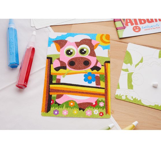 Album Sabbiarelli Sand-it for Fun « Farm animals »