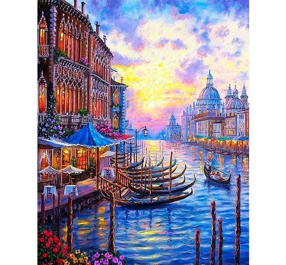 Painting by numbers "Great canal in Venice"