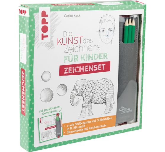 Livre « Die Kunst des Zeichnens für Kinder Zeichenset » 