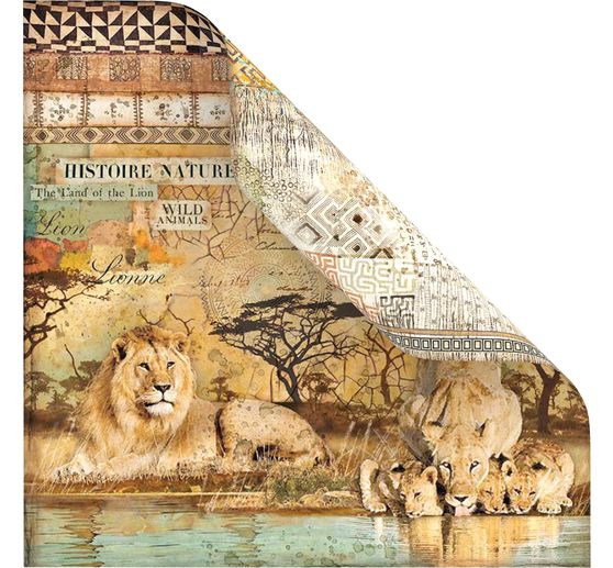 Bloc de papier scrapbooking « Savana »