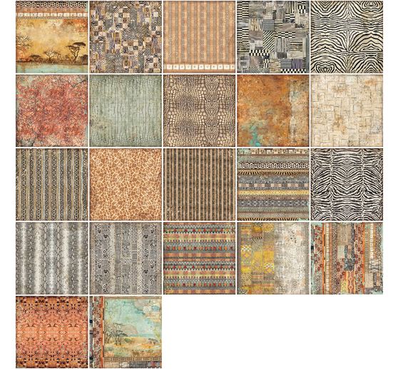 Scrapbook-Block "Savana Backgrounds"
