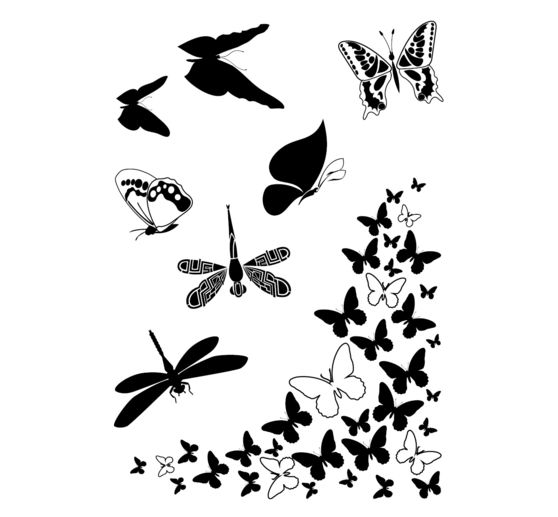 Clear Stamps "Butterflies & Dragonflies"