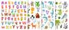 Glitzer-Sticker "Animals"