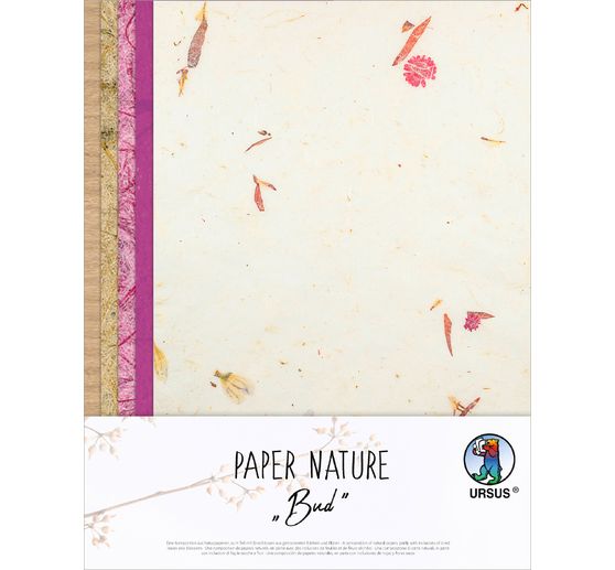 Natural papers "Fuchsia"