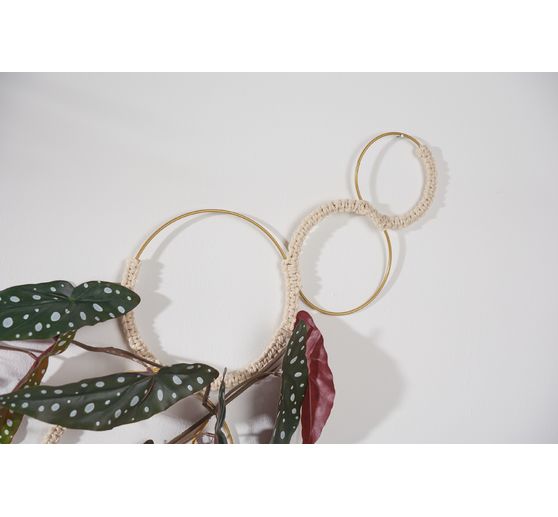 Anneaux en métal « Cercle », Doré, set de 10