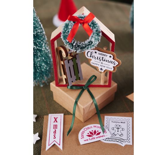 Miniatur Weihnachtskränze