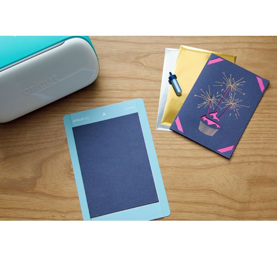 Cartes doubles avec inserts & enveloppes Cricut Joy « Insert Cards Sensei Sampler – Foil », 11,4 cm x 15,9 cm