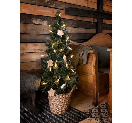 Konstsmide Mini guirlande lumineuse LED avec interrupteur, 20 diodes blanc chaud