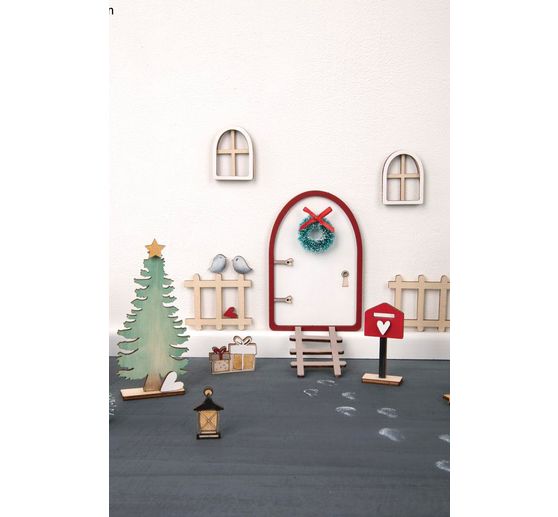 Set créatif en bois « Porte de lutin Nisse » 