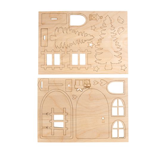 Set créatif en bois « Porte de lutin Nisse » 